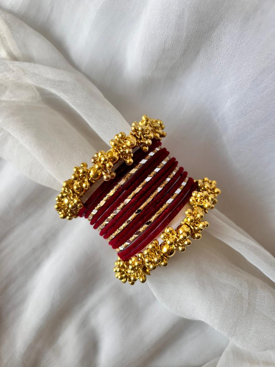 bangels churiyian pakistan red